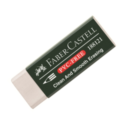 Faber Castell 188121 pvc free γόμα λευκή