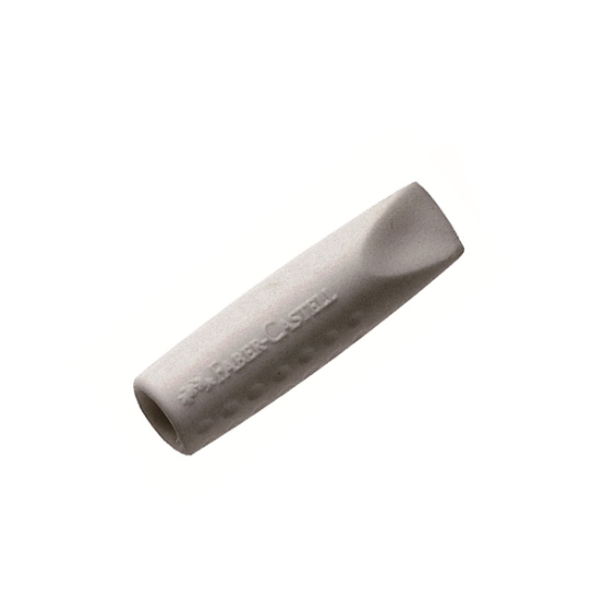 Faber Castell grip 2001 γόμες καπάκι γκρι 2τμχ