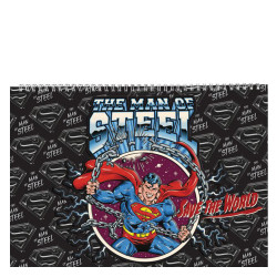 Graffiti Superman 22568 μπλοκ ζωγραφικής 23x33 με αυτοκόλλητα