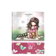 Santoro Gorjuss 22704 τετράδιο με σκληρό εξώφυλλο 17x25 Fuchsia