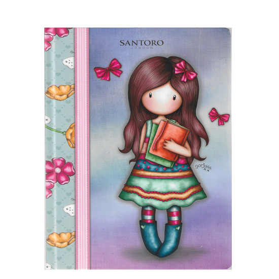 Santoro Gorjuss 22707 τετράδιο με σκληρό εξώφυλλο 21x29 Mint