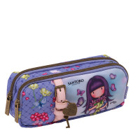 Santoro Gorjuss 227353 κασετίνα διπλή Lila