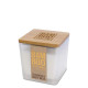 Heart & Home 276710501 κερί bamboo 80gr Ξύλο κέδρου & λευκό musk