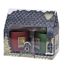 Heart & Home 27609120001 σετ δώρου 2 αρωματικά κεριά