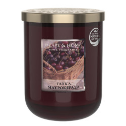Heart & Home 276950205 κερί μεγάλο 320gr Γλυκά μαυροκέρασα