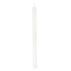 Interker 73601001 λαμπάδα αρωματική στρογγυλή 33cm λευκή