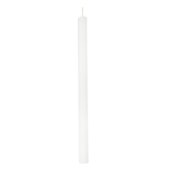 Interker 73601001 λαμπάδα αρωματική στρογγυλή 33cm λευκή