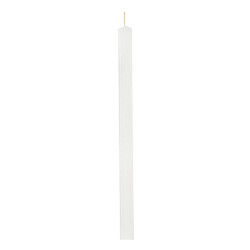 Interker 73601601 λαμπάδα αρωματική τετράγωνη 33cm λευκή