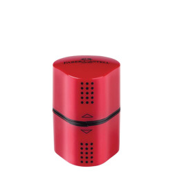 Faber Castell grip 2001 ξύστρα τριπλή κόκκινη