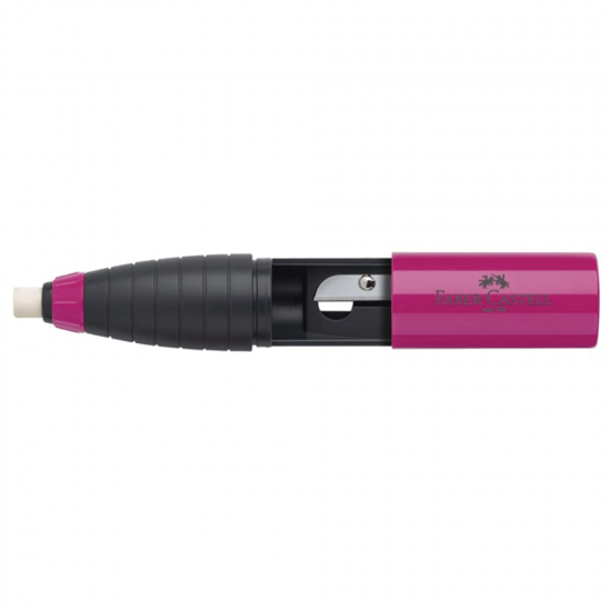 Faber Castell 184401 ξύστρα με γόμα φούξια