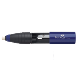 Faber Castell 184401 ξύστρα με γόμα μπλε