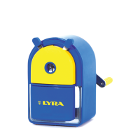 Lyra 7321790 ξύστρα με μανιβέλα για λεπτά και χοντρά μολύβια