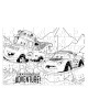 Luna 562642 puzzle χρωματισμού κύβος 35x50xm 48τμχ cars