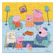 Luna 482630 puzzle χρωματισμού 42τμχ Peppa pig