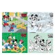 Luna 562071 puzzle χρωματισμού 4 σε 1 48τμχ Mickey Mouse