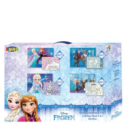 Luna 562086 puzzle χρωματισμού 4 σε 1 48τμχ Frozen