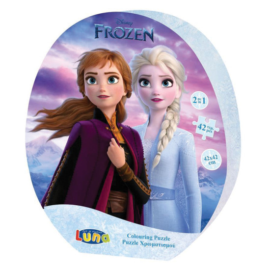 Luna 562764 puzzle χρωματισμού 42τμχ Frozen II