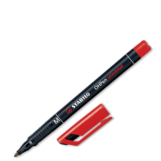 Stabilo M843/40 OHPen universal CD/DVD μαρκαδόρος επιφανειών κόκκινο