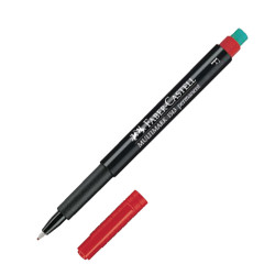 Faber Castell 1513 multimark πολυ-μαρκαδόρος πάχους F κόκκινο