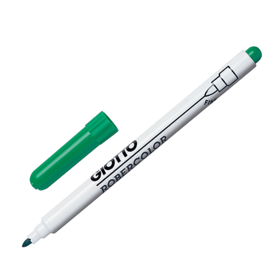 Giotto robercollor 413204 μαρκαδόρος πίνακα λεπτός πράσινος