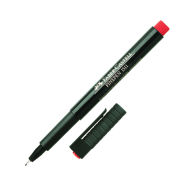 Faber Castell 151121 finepen μαρκαδόρος σχεδίου 0.4mm κόκκινο