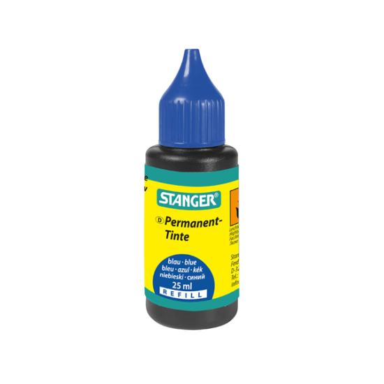 Stanger 25ml μελάνι μαρκαδόρου ανεξίτηλου μπλε