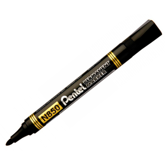 Pentel N850 1-3mm μαρκαδόρος ανεξίτηλος μαύρος