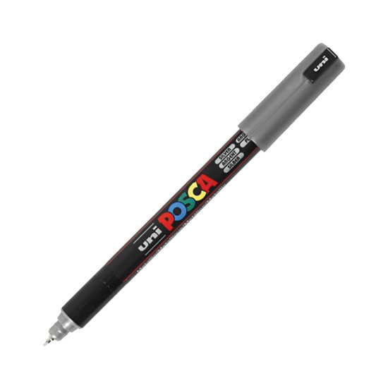 Uni Posca 1MR μαρκαδόρος ασημί 0.7mm