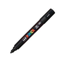 Uni Posca 5M μαρκαδόρος μαύρο 1.8-2.5mm