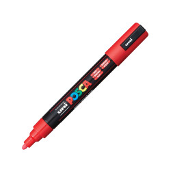 Uni Posca 5M μαρκαδόρος κόκκινο 1.8-2.5mm