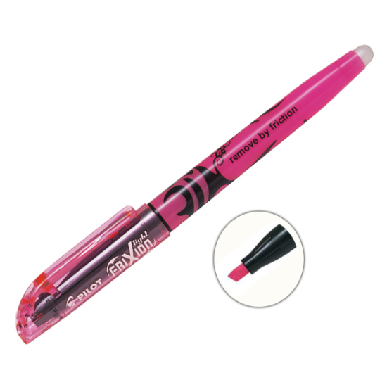 Pilot Frixion Light μαρκαδόρος υπογράμμισης που σβήνει, ροζ