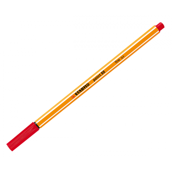 Stabilo Point 88/40 μαρκαδόρος σχεδίου 0.4mm red