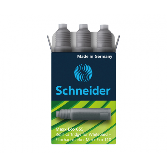 Schneider 655 αμπούλα μαρκαδόρου 110 eco κόκκινο 3τμχ