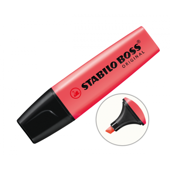 Stabilo Boss 70/40 μαρκαδόρος υπογράμμισης κόκκινο