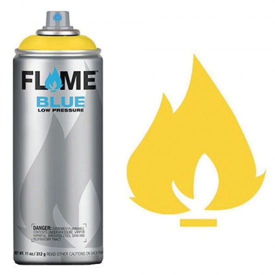 Molotow fb-106 flame blue spray ακρυλικό 400ml κίτρινο