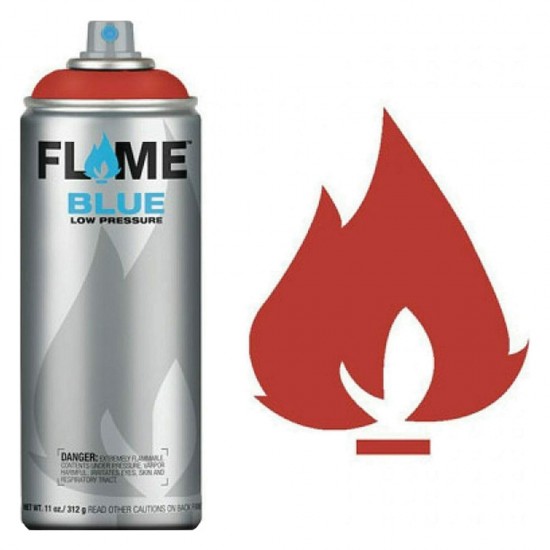 Molotow fb-312 flame blue spray ακρυλικό 400ml fire red