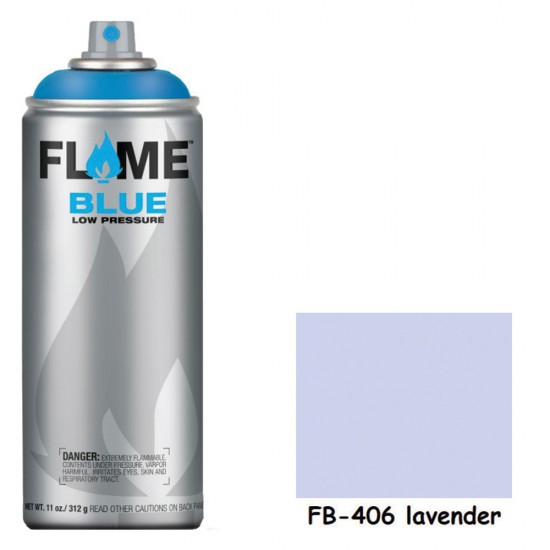 Molotow fb-406 flame blue spray ακρυλικό 400ml lavender