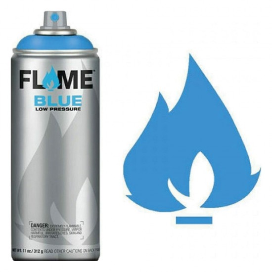 Molotow fb-518 flame blue spray ακρυλικό 400ml cream blue