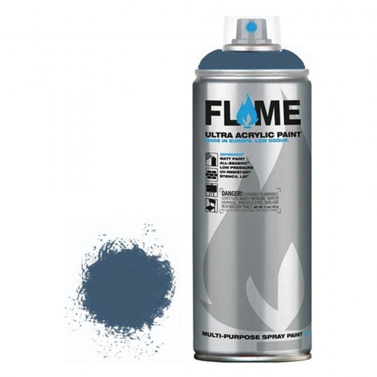 Molotow fb-522 flame blue spray ακρυλικό 400ml σκούρο μπλε