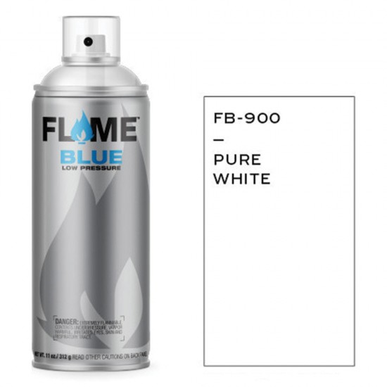 Molotow fb-900 flame blue spray ακρυλικό 400ml λευκό