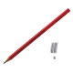 Faber Castell grip 2001 μολύβι B κόκκινο