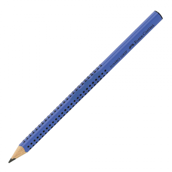 Faber Castell 111963 jumbo grip μολύβι Β μπλε