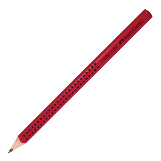 Faber Castell 111963 jumbo grip μολύβι Β κόκκινο