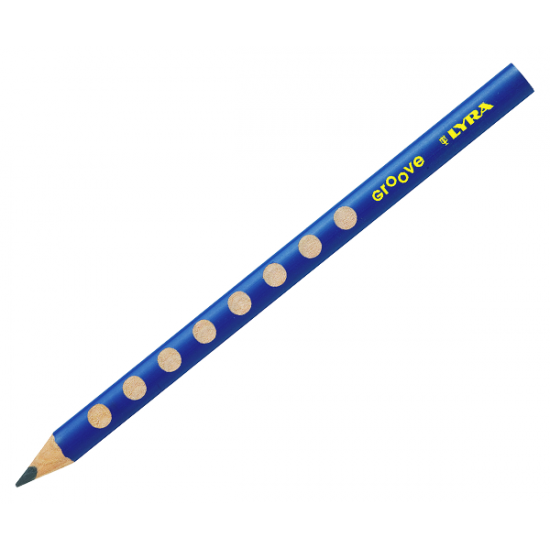 Lyra 1873360 Groove graphite μολύβι χοντρό μπλε
