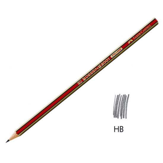 Faber Castell 2000 μολύβι HB ριγέ