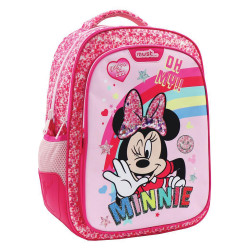 Must 562944 σακίδιο πλάτης δημοτικού 33x16x45 3θέσεων Minnie Mouse oh my!