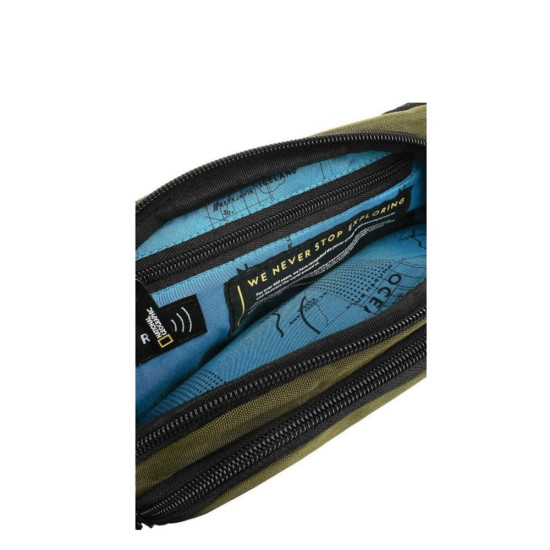 National Geographic n20901-11 τσαντάκι μέσης χακί