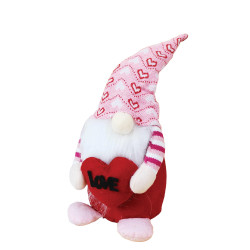 Valentine gnome λούτρινος νάνος 13Χ13Χ34cm