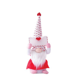 Valentine gnome λούτρινος νάνος 10Χ10Χ30cm
