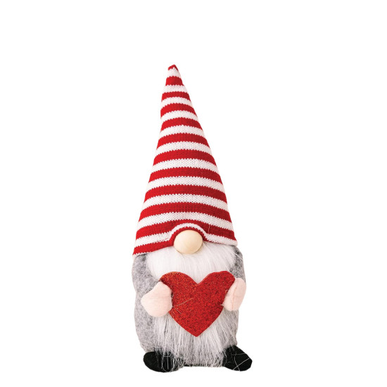 Valentine gnome λούτρινος νάνος 7Χ6Χ26cm